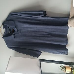 Haggar Men's Dark Blue Polo Shirt